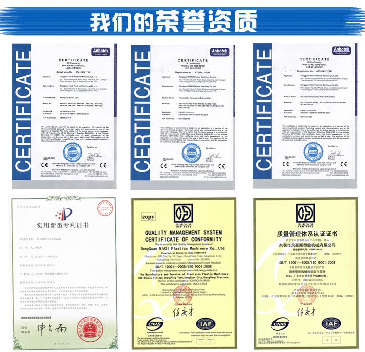 蜂巢式轉輪除濕機-塑料顆料除濕機產品參數(shù)